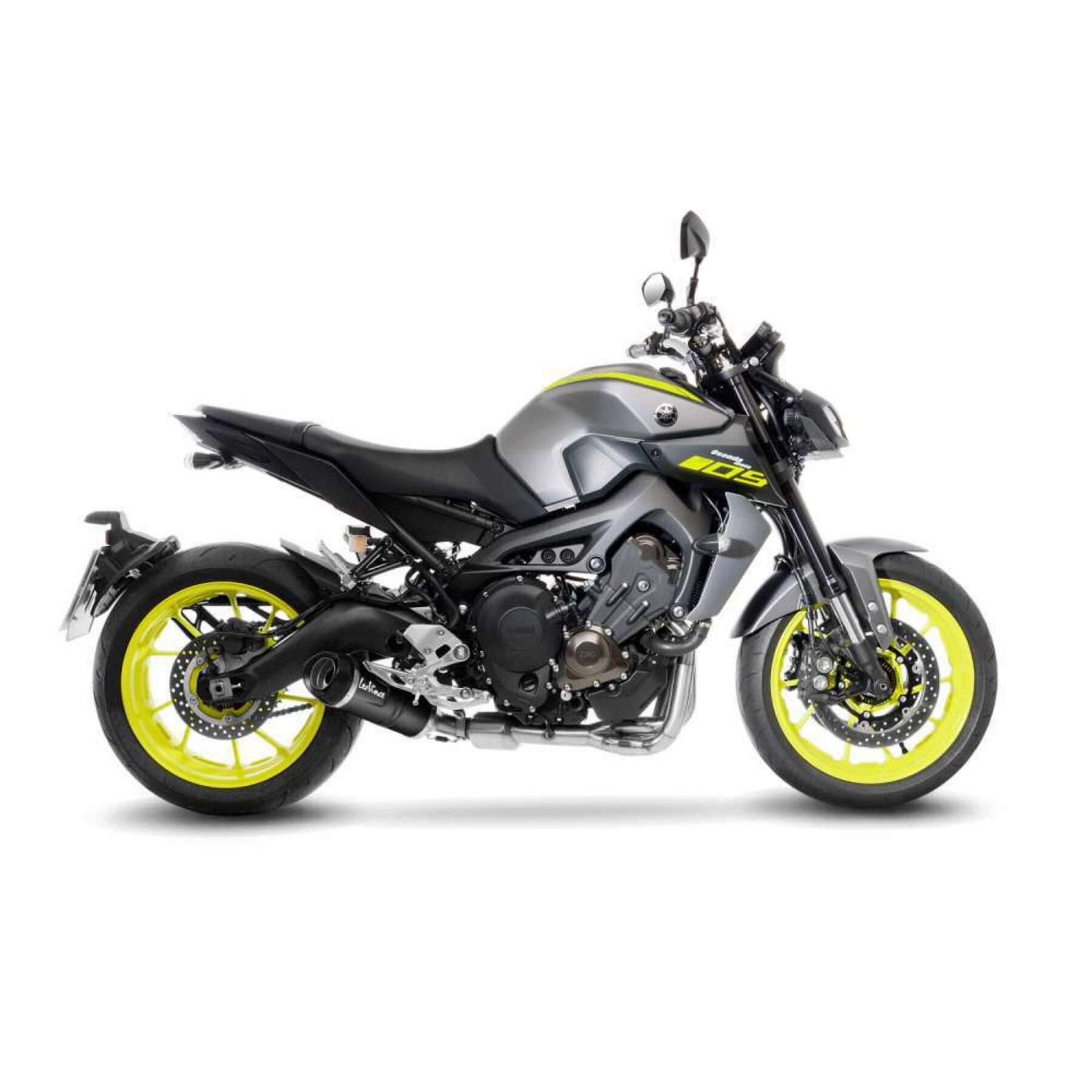 avgassystem för motorcykel Leovince One Evo Black Edition Yamaha Mt-09 Sp 2018-2020