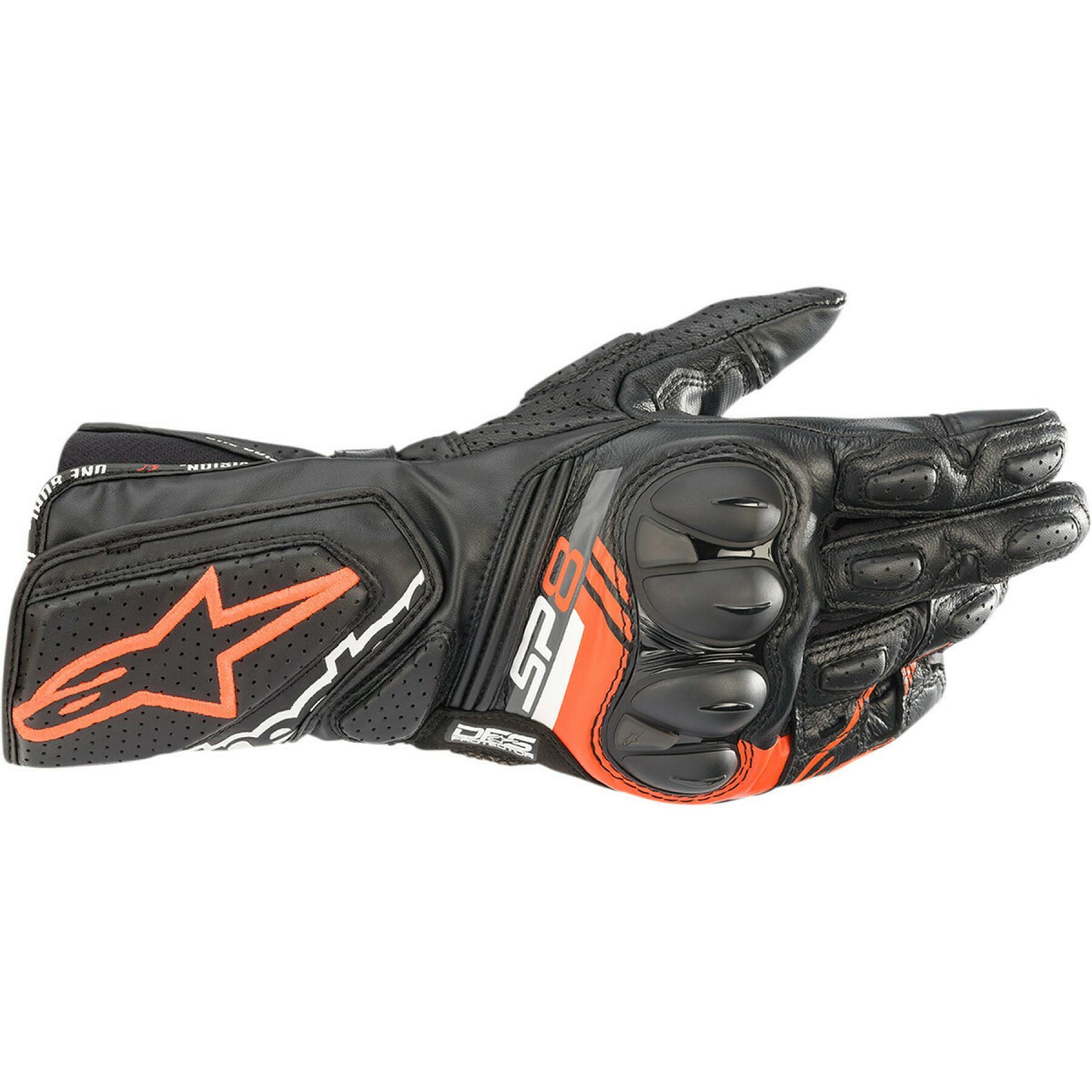 Handskar för motorcykelracing Alpinestars SP-8 V3
