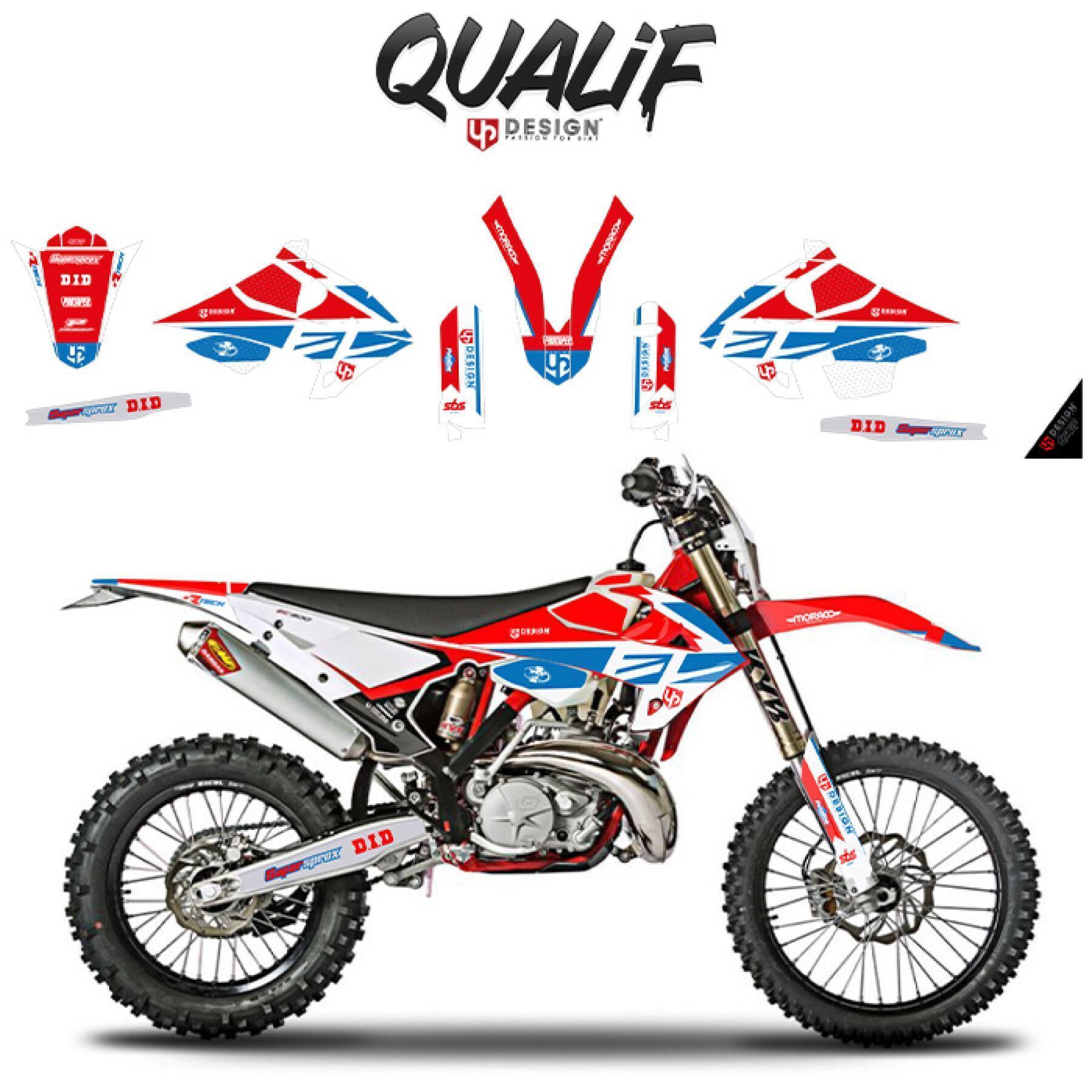 Motocross-klistermärken Up qualif gas gas mc - ec 2014-2017