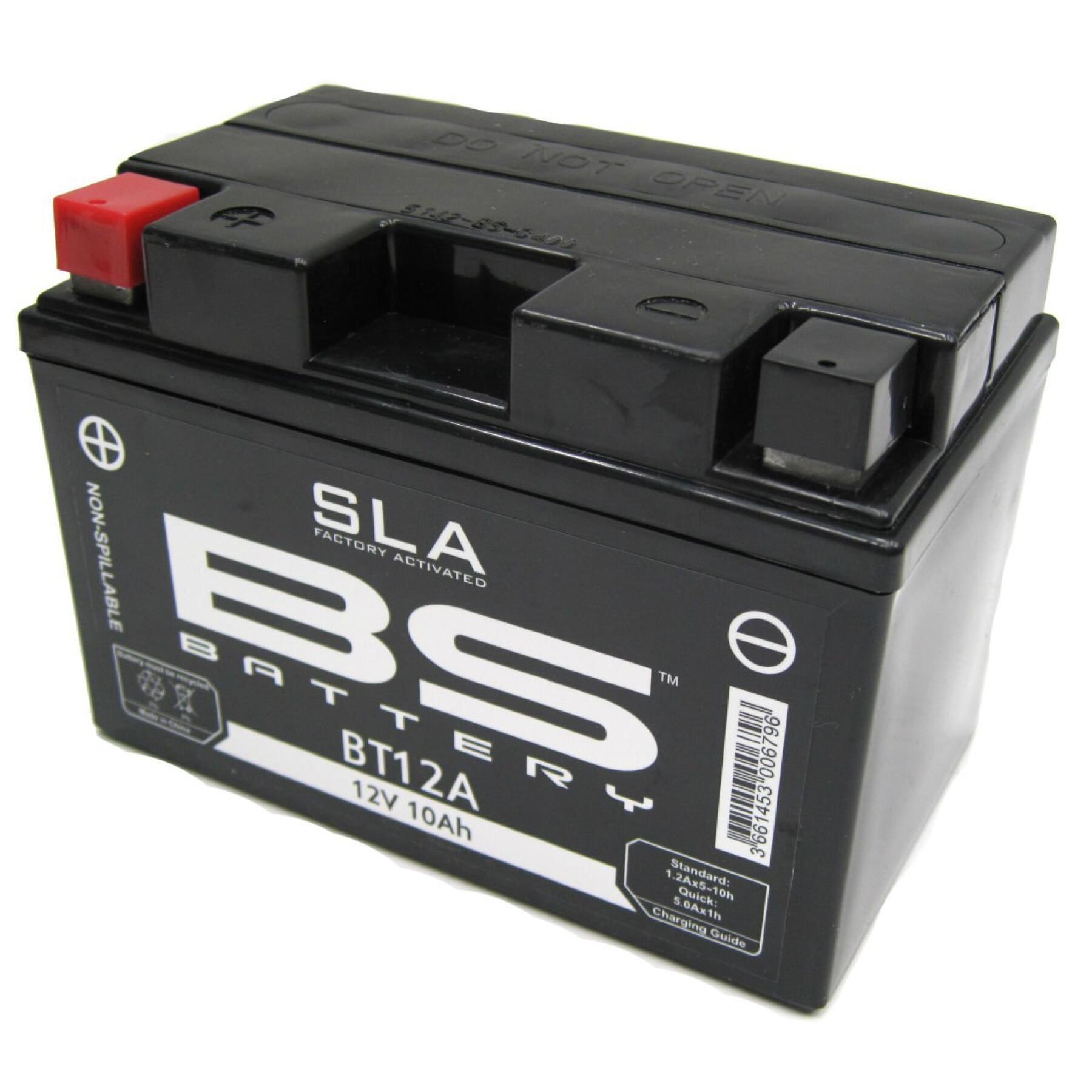 Batteri för motorcykel BS Battery SLA BT12A - C (10Hr) - C (20Hr)