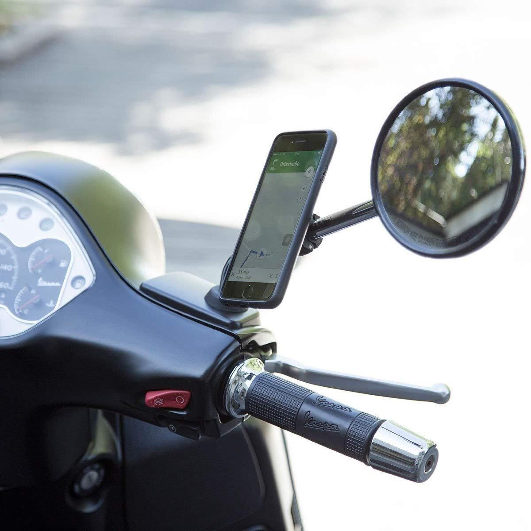 Minimalistiskt motorcykelfäste för backspegelstång SP Connect