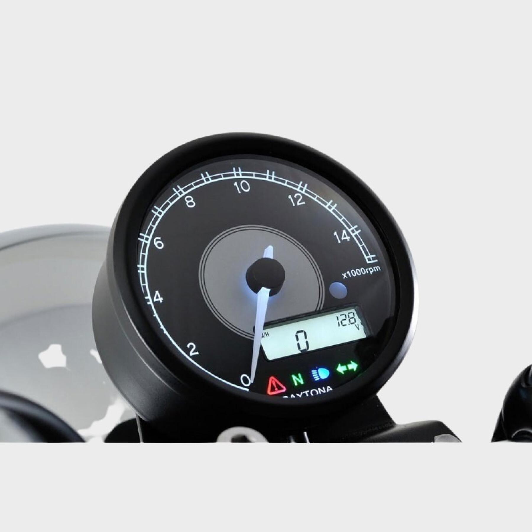 Varvräknare med lcd nål hastighetsmätare Daytona Velona