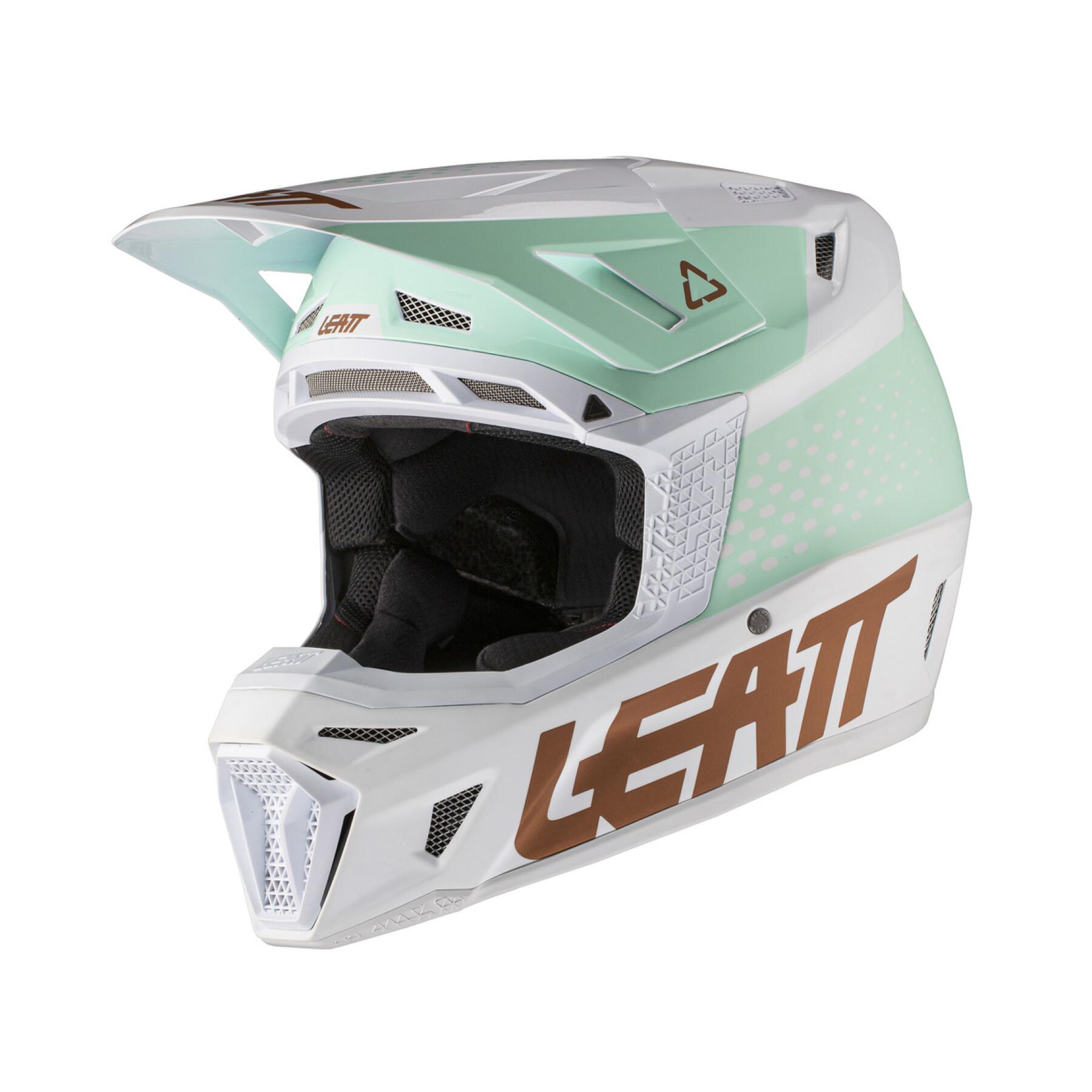 Motocrosshjälm inkl. skyddsglasögon Leatt 8.5 V21.1