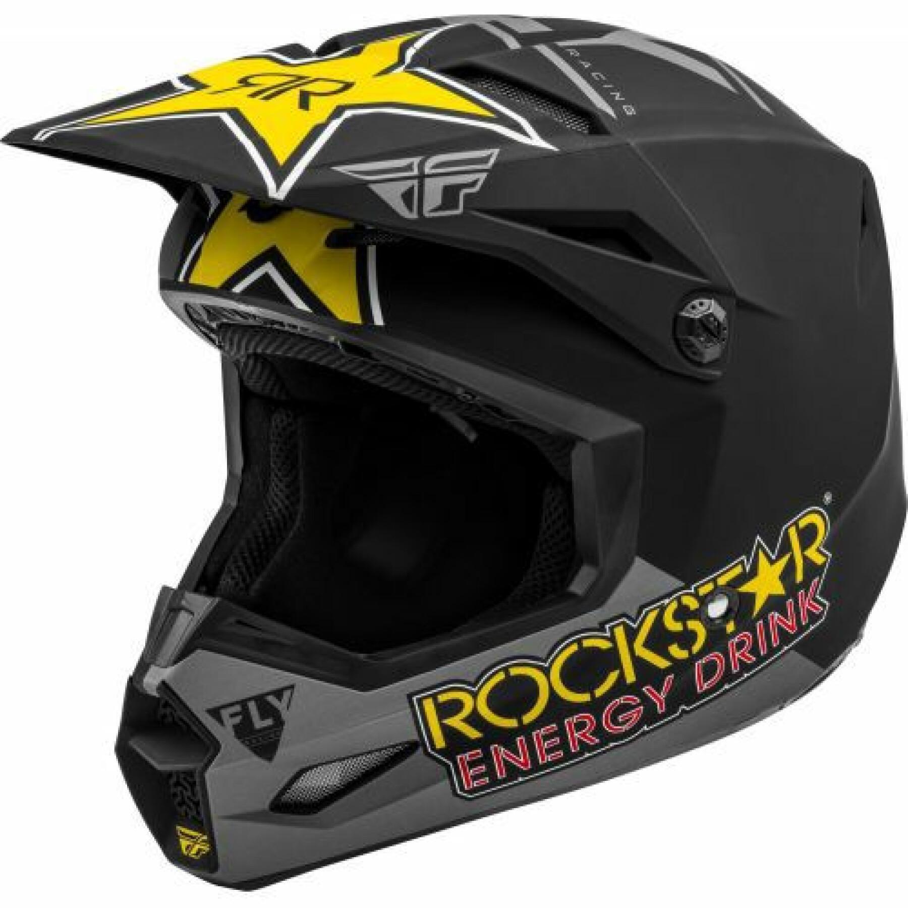 Motocrosshjälm Fly Racing Kinetic Rockstar 2021