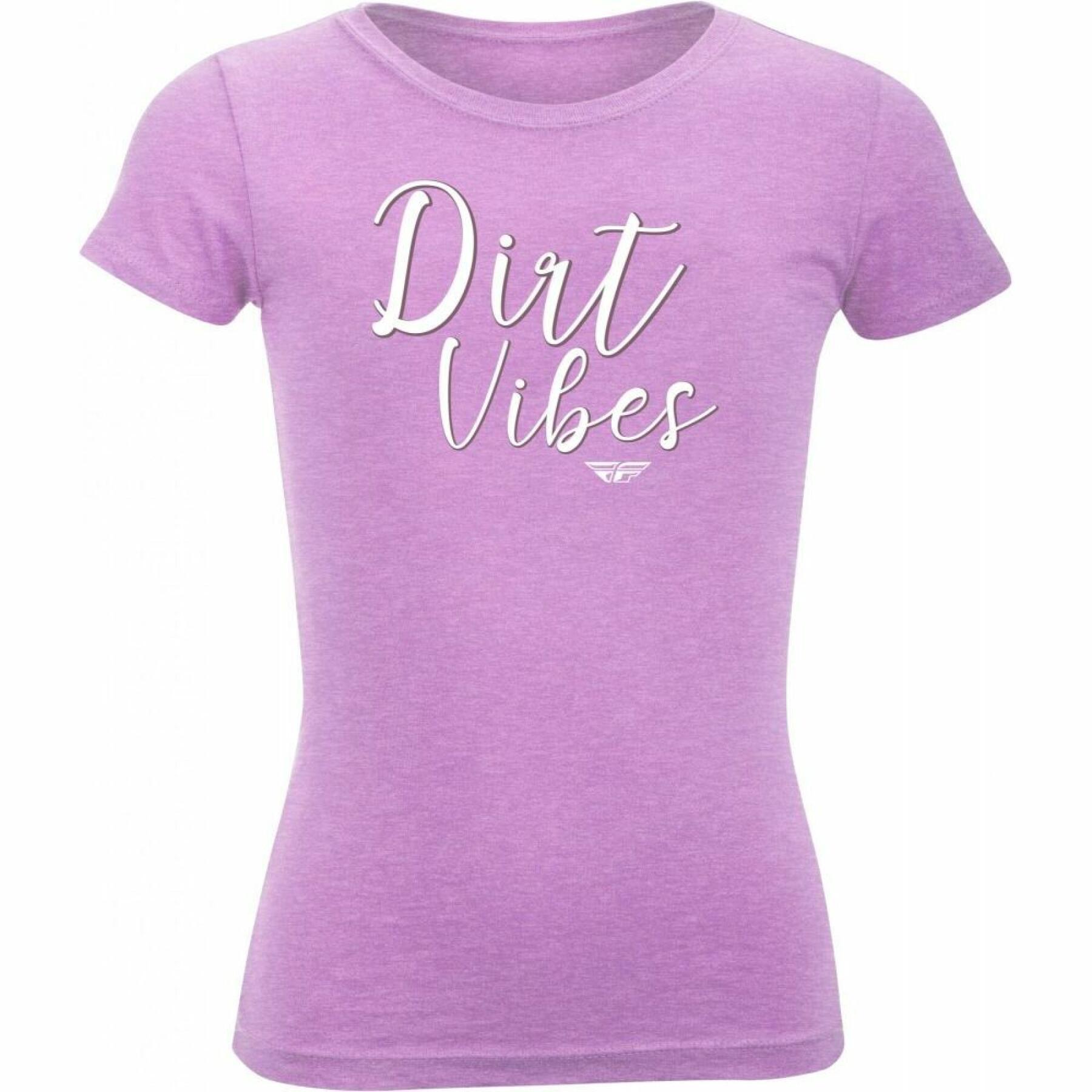 T-shirt för flickor Fly Racing Dirt Vibes