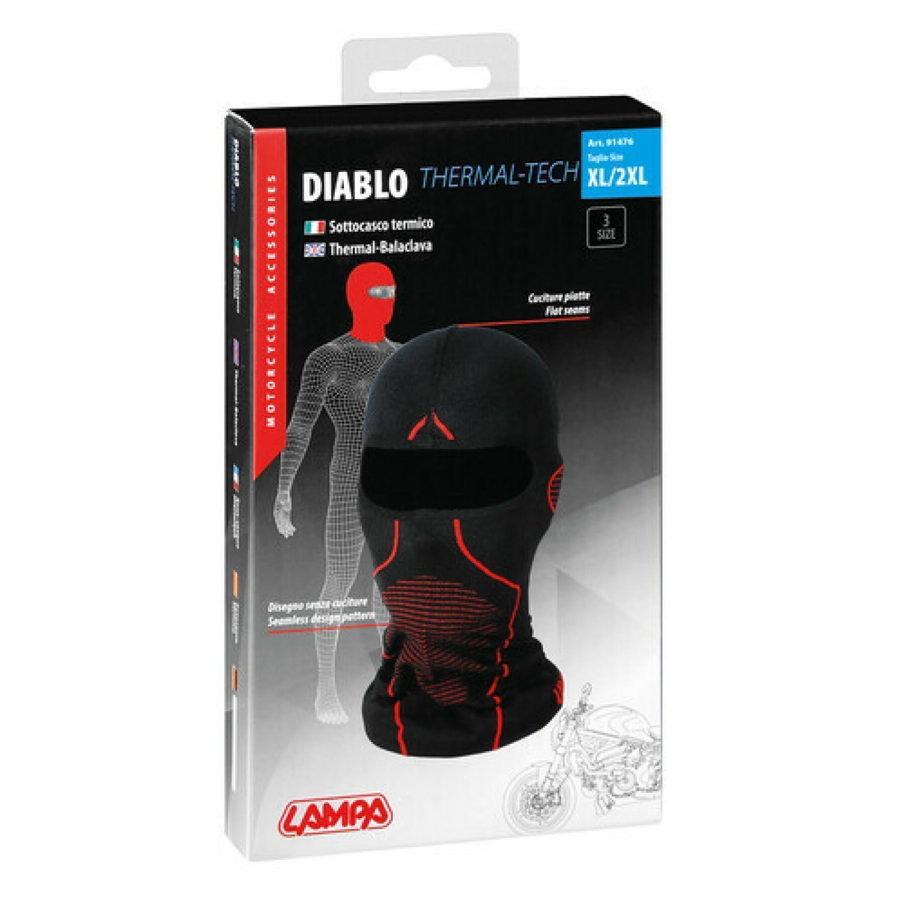 Termisk hjälm för motorcykel Lampa Diablo - 53-56 cm