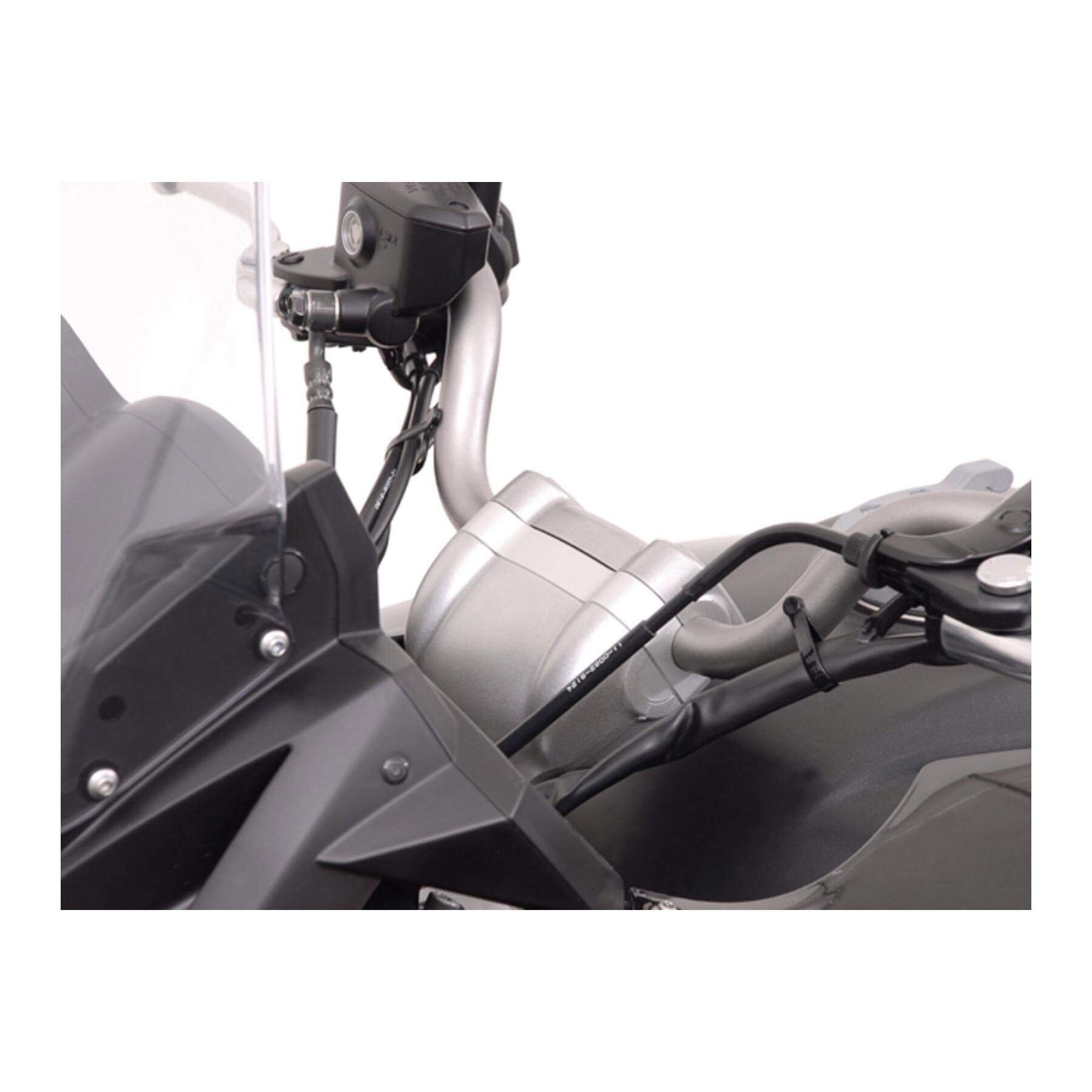 Motorcykel styrstångsförlängningar ⌀ 22 mm.h18 mm versys 650 (07-14) SW-Motech