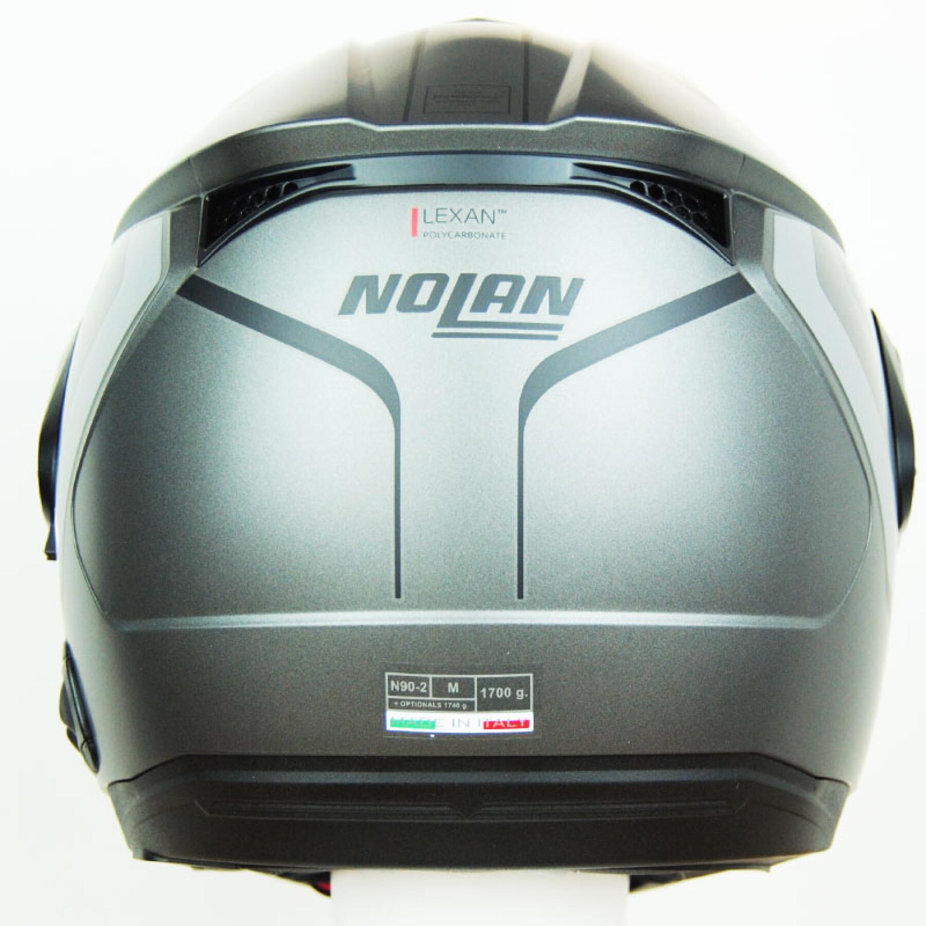 Modulär motorcykelhjälm Nolan N90-2 Nolan Meridianus N-Com Grey - 30