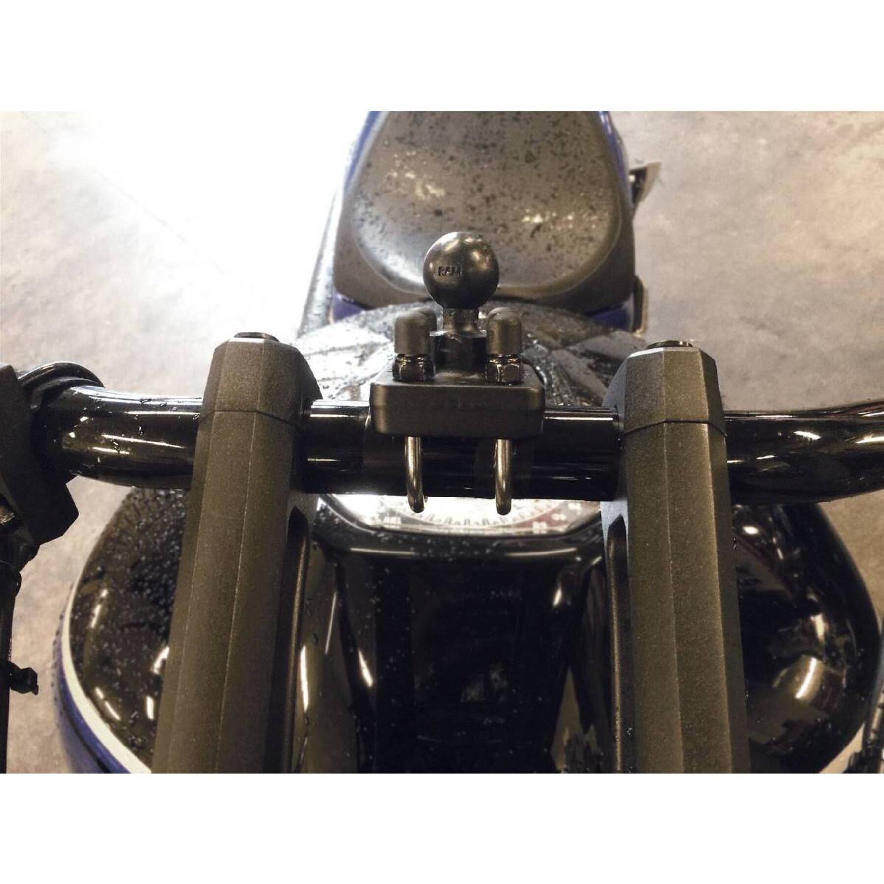 Dubbel u-formad styrklämma för motorcyklar RAM Mounts Kingsize