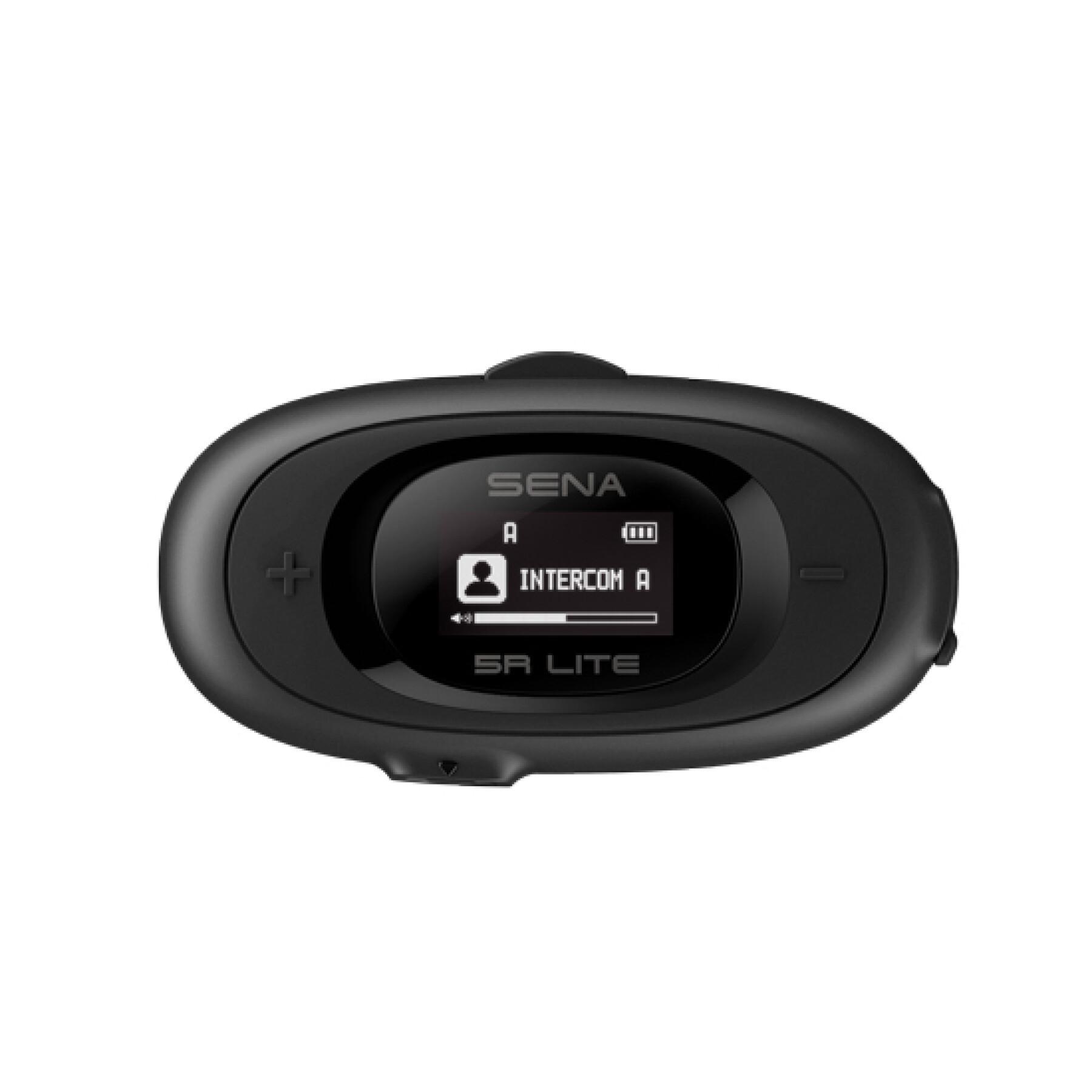 Uppsättning med 2 Bluetooth-intercom för motorcyklar Sena 5R Lite