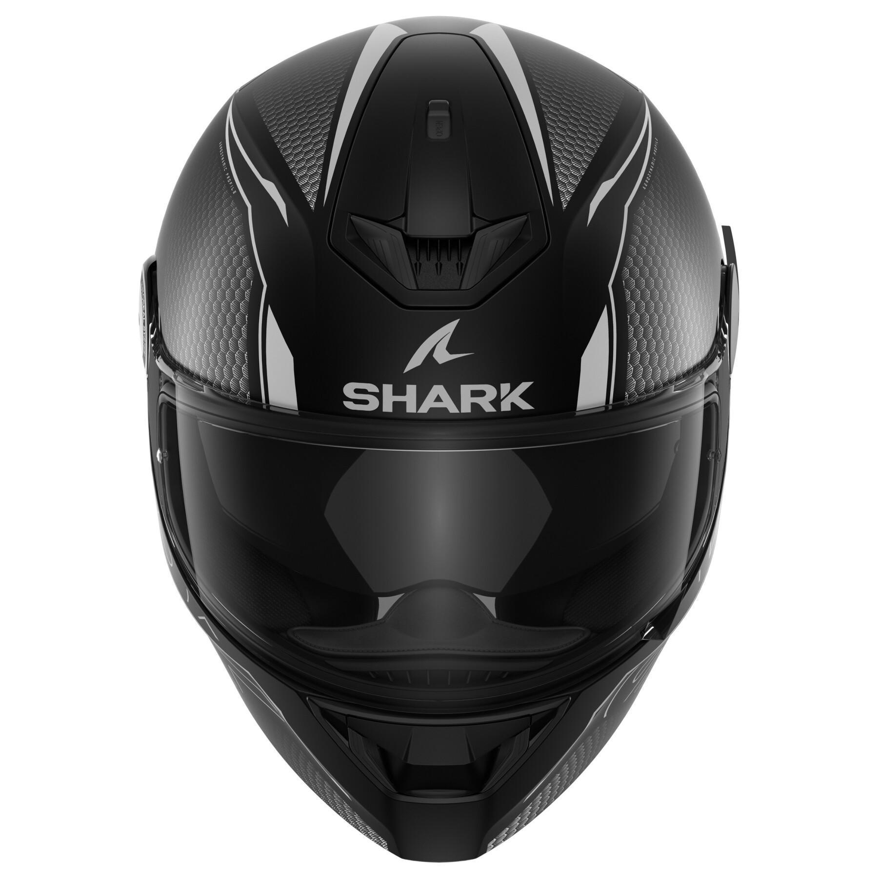 Helhjälm för motorcykel Shark D-Skwal 2 Cadium