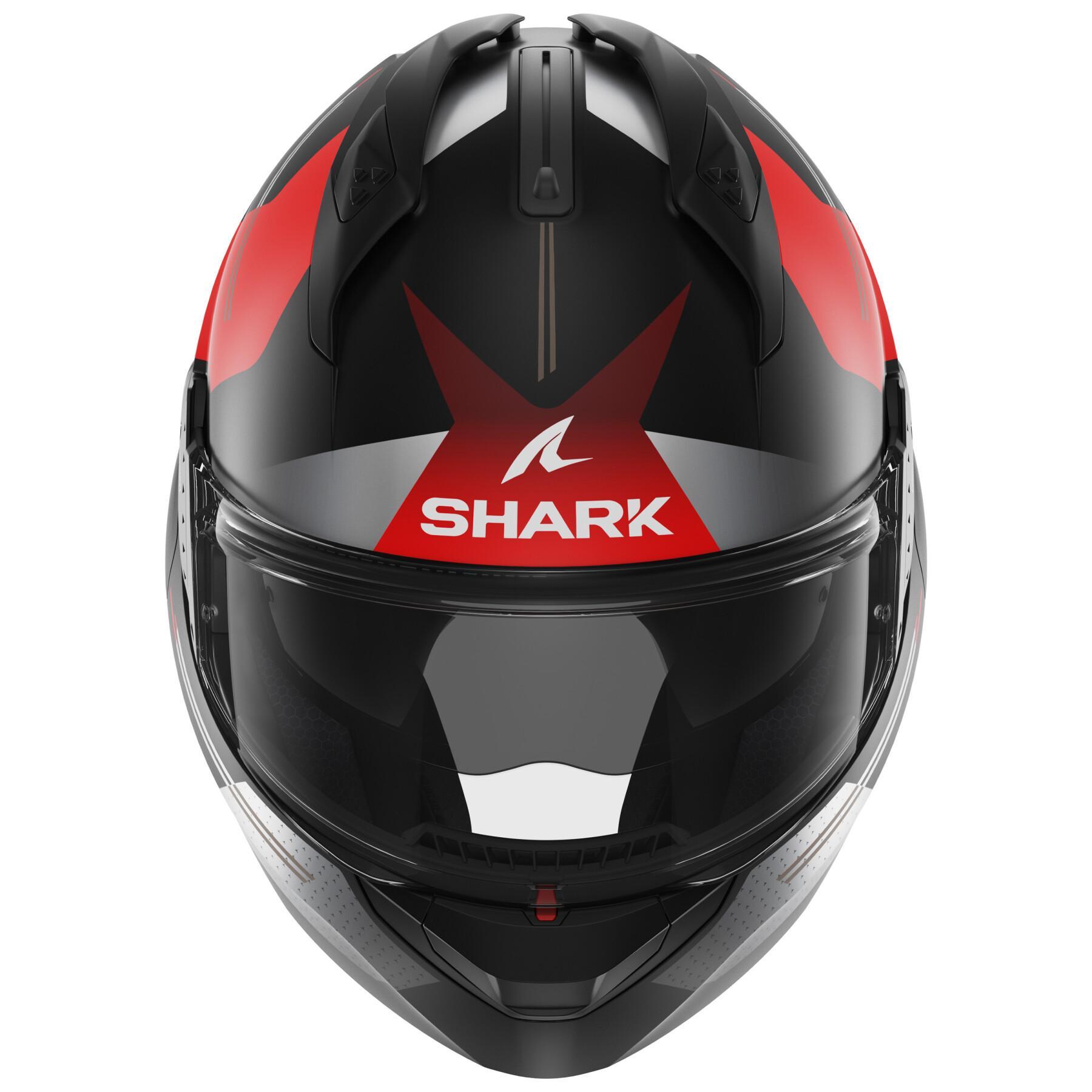 Modulär motorcykelhjälm Shark Evo GT Tekline