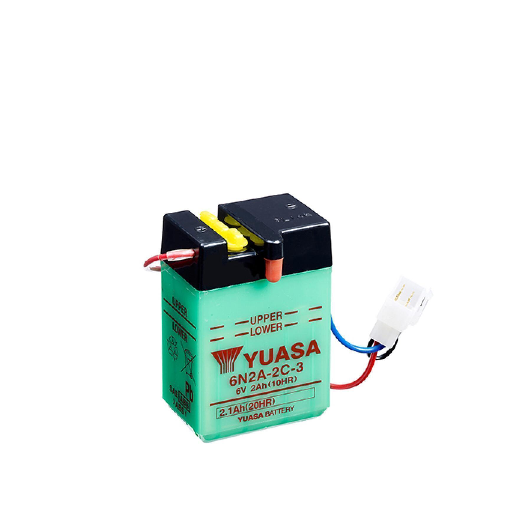 Batteri för motorcykel Yuasa 6N2A-2C-3