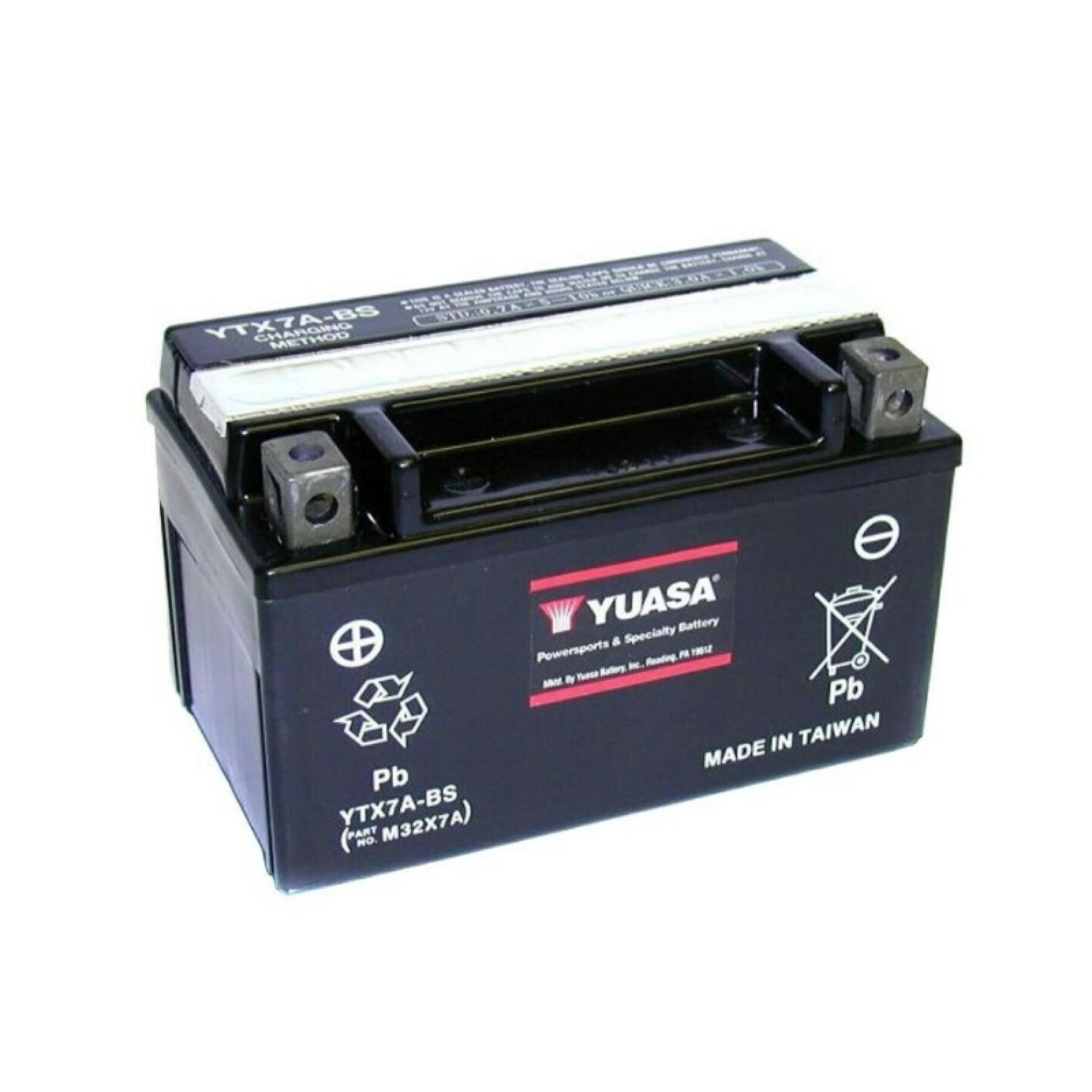 Batteri för motorcykel Yuasa YTX7A-BS