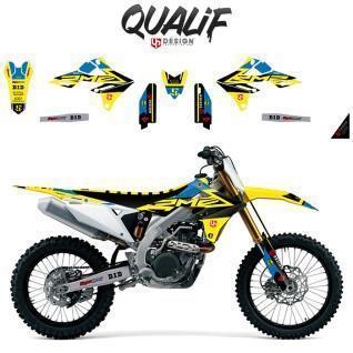 Motocross-klistermärken Up qualif suzuki rmz 250 2019-2020