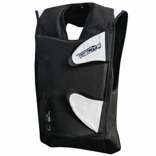 Airbagväst för motorcykel, elastisk, läder Helite GP-AIR GT