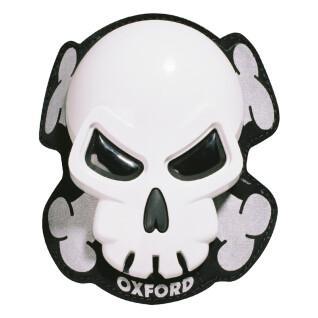 Knäskydd för motorcykel Oxford Skull