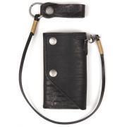 Plånbok i läder Helstons old wallet + lacet