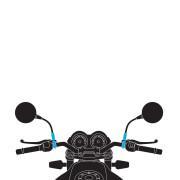 Smartphonehållare för motorcykel med flexibel arm och styre Optiline Opti
