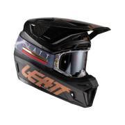Motocrosshjälm med skyddsglasögon Leatt 9.5 V22