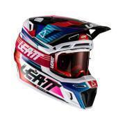 Motocrosshjälm med skyddsglasögon Leatt 8.5 V22