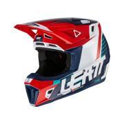 Motocrosshjälm med skyddsglasögon Leatt 7.5 V22 Graphic