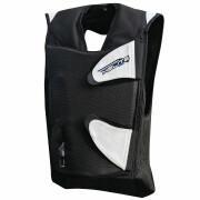Airbagväst för motorcykel, elastisk, läder Helite GP-AIR