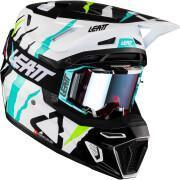 Motocrosshjälmsats med skyddsglasögon Leatt 8.5 23