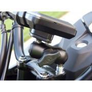 Smartphonehållare för motorcykel Basen monteras på avtryckarskyddet med kulbultar b RAM Mounts