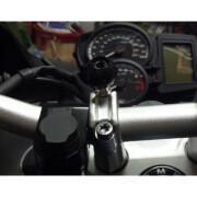 Smartphonehållare för motorcykel Basen monteras på avtryckarskyddet med kulbultar b RAM Mounts